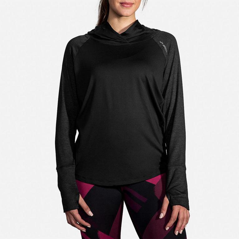 Brooks Dash Women's Running Jackets - Grey (75103-GBSE)